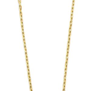 14KY CZ Crown Necklace