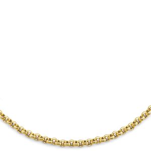 14KY Hollow Rolo Necklace