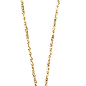 14K 2T CZ Tear Drop with Butterfly Necklace