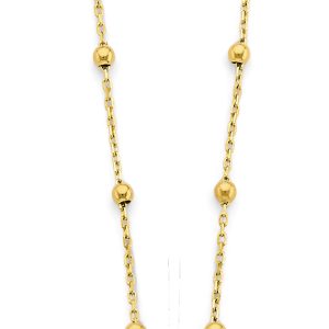 14KY Virgin Mary Ball Necklace