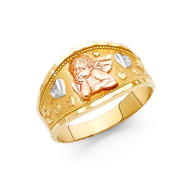 14K 3C Fancy Ring