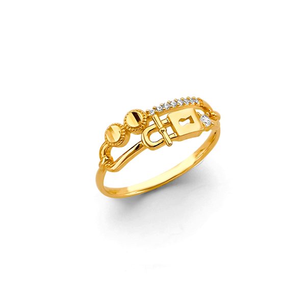 14KY Fancy CZ Ring