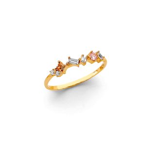 14KY Fancy CZ Ring